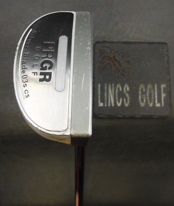 PRGR Silver-Blade 03s CS Putter 84cm Playing Length Steel Shaft Sev Golf Grip