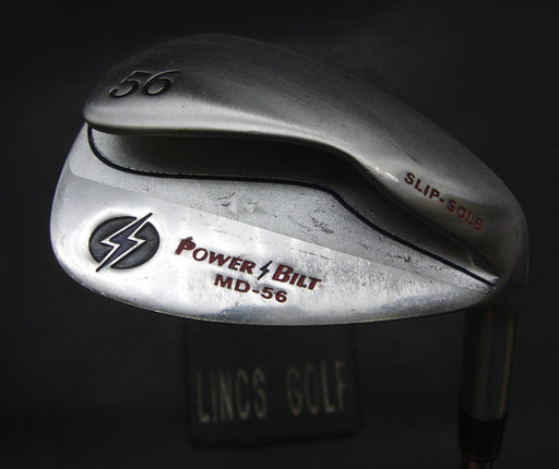 Power Bilt MD-56 Slip Sole 56° Sand Wedge Regular Steel Shaft Golf Pride Grip
