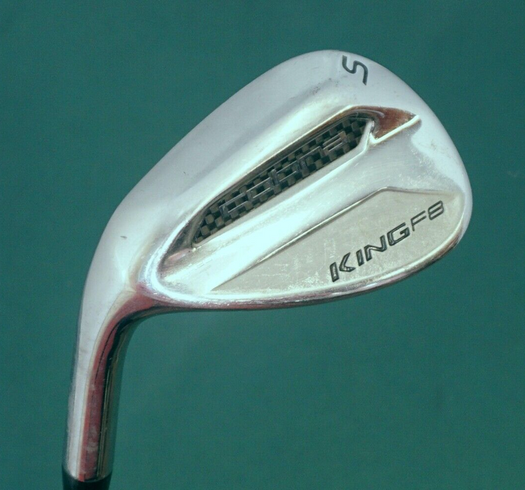 Left Handed Cobra King F8 Carbon FT Sand Wedge Regular Steel Shaft