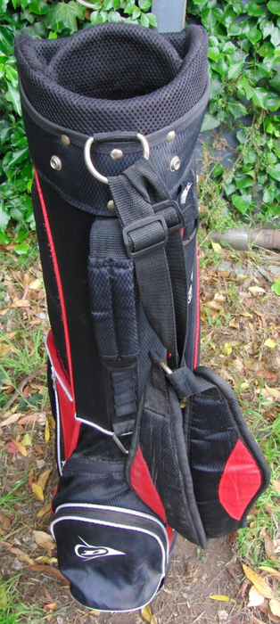 6 Division Dunlop Golf Stand Cart Carry Trolley Golf Clubs Bag*