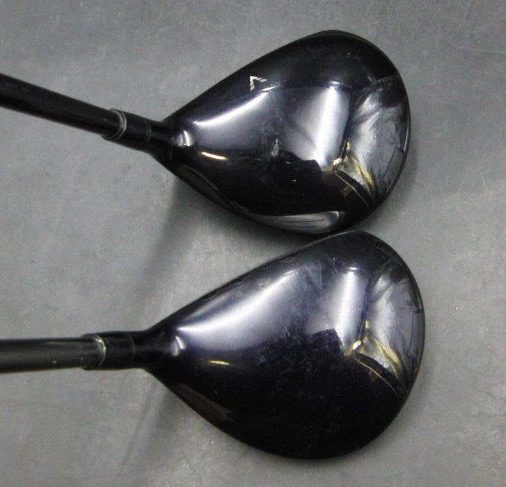 Set of 2 Bridgestone Tour Stage ViQ 15° 3 & 19° 5 Woods Stiff Graphite Shafts