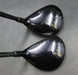 Set of 2 Bridgestone Tour Stage ViQ 15° 3 & 19° 5 Woods Stiff Graphite Shafts