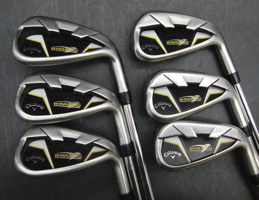Set of 6x Callaway WarBird Irons 5-PW Uniflex Steel Shafts Callaway Grips*