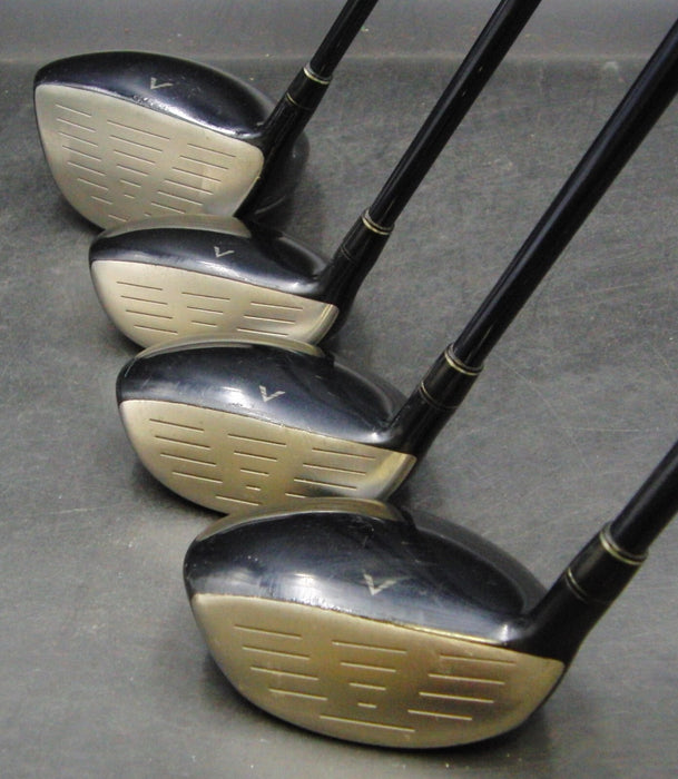 Set of 4 Bridgestone Tourstage ViQ 10.5° Driver & 15° 3 + 17° 4 + 19° 5 Woods