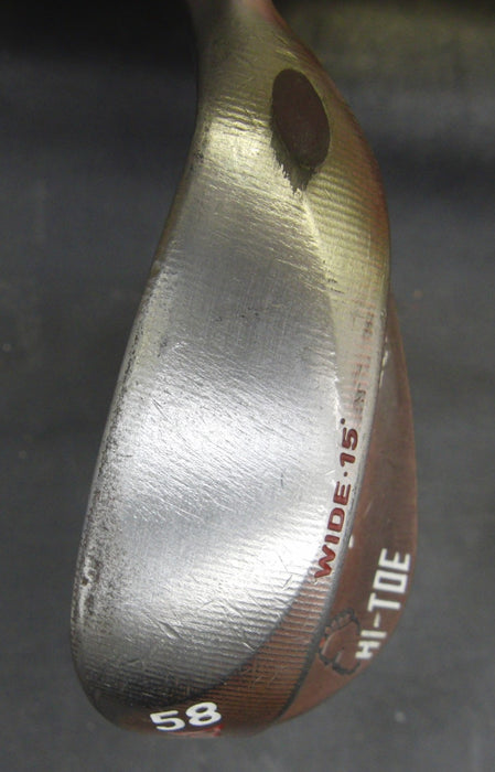 TaylorMade HI-TOE Big Foot Carbon Steel 58° Sand Wedge Stiff Steel Shaft*