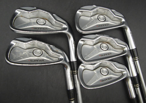 Set of 5x TaylorMade Burner Forged Irons 6-PW Stiff Graphite Shafts Iomic Grips