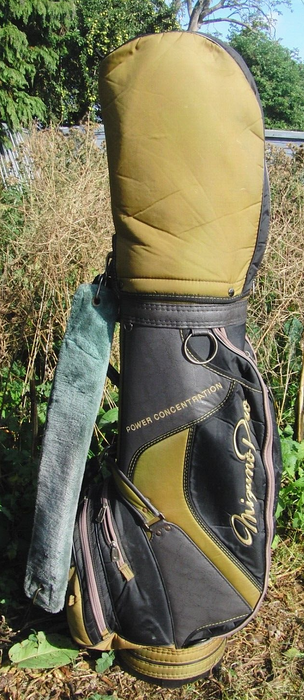 Vintage 6 Division Mizuno Pro Power Concentration Cart Trolley Golf Clubs Bag