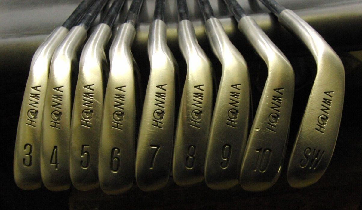 Set of 9 x Honma DC-500 Irons 3-SW Regular Steel Shafts Honma Grips