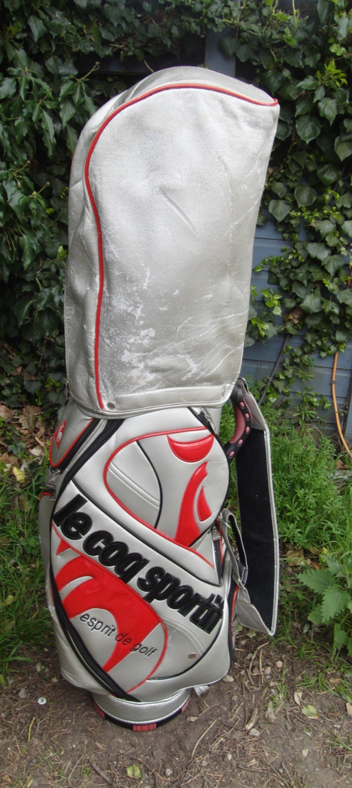 8 Division Le Coq Sportif Trolley Cart Carry Golf Clubs Bag*