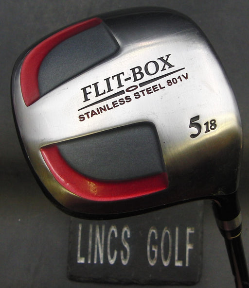 Japanese Flit Box 801V 18° 5 Wood Regular Graphite Shaft X-Power Grip