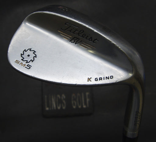 Titleist BV Vokey Design SM5 K Grind Sand Wedge Stiff Steel Shaft GolfPride Grip