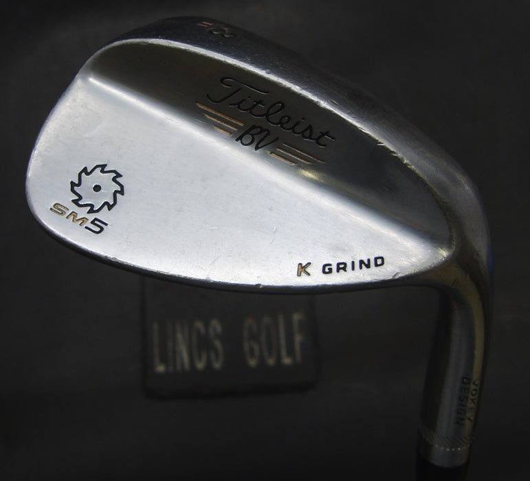 Titleist BV Vokey Design SM5 K Grind Sand Wedge Stiff Steel Shaft GolfPride Grip