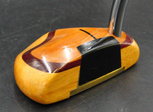 Vintage Persimmon Purpleheart Pear P3 Putter Steel Shaft 90cm Length G/P Grip