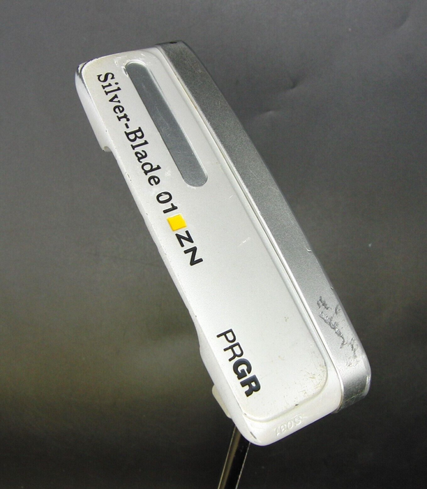PRGR Silver Blade 01 ZN Putter Steel Shaft 88cm Length Iguana Grip