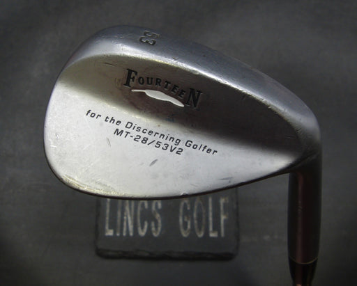 Fourteen MT 28 53° Gap Wedge Stiff Steel Shaft Blue Grip