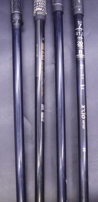 Set of 4 XXIO Twin AX-Sole Driver & 3+5+7 Woods Regular Graphite Shafts*
