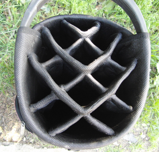 14 Division Pink Powakaddy Golf Cart Carry Trolley Golf Clubs Bag*