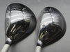 Set of 2 TaylorMade V Steel 3+5 Woods Regular Graphite Shafts GolfZon Park Grips