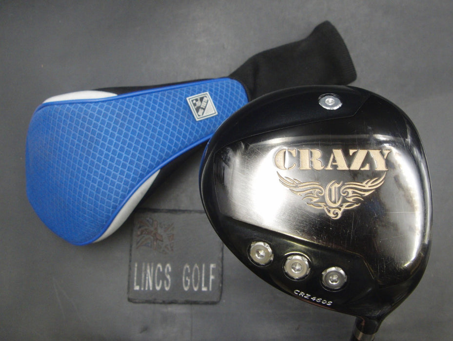 Crazy CRZ 460S Driver Regular Graphite Shaft Ahwa Golf Grip + Head Cover*