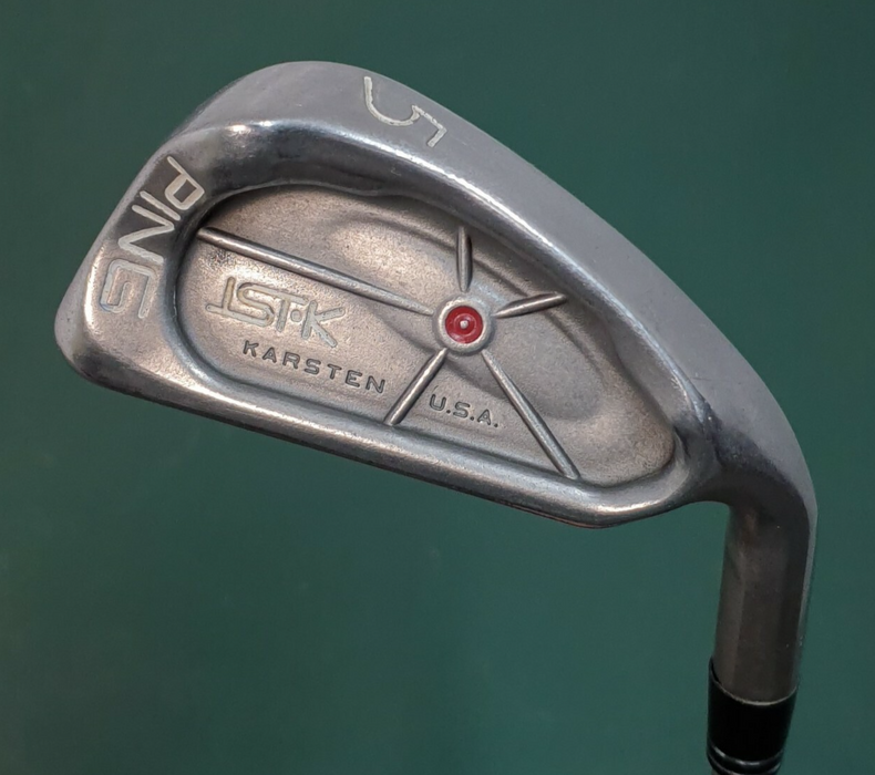 Ping ISI K Red Dot Karsten 5 Iron Regular Steel Shaft Lamkin Grip