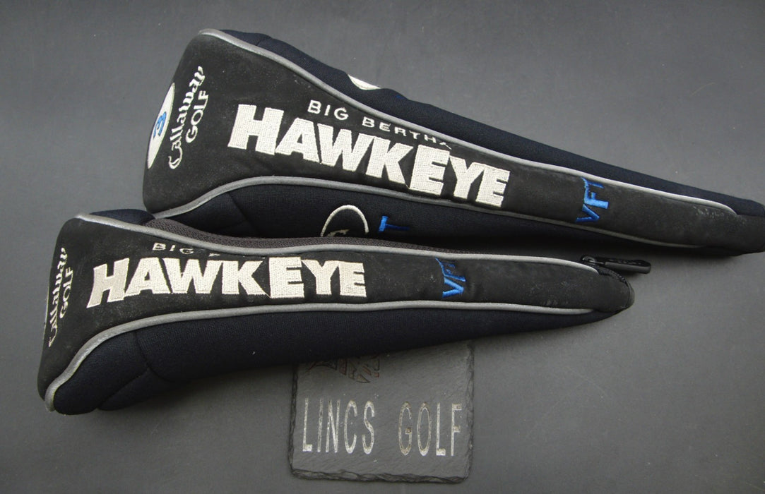Set of 2 Callaway Big Bertha Hawk Eye VFT 3+5 Woods Head Covers