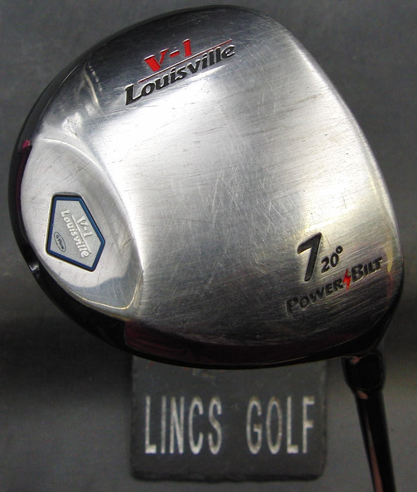 Power Bilt V-1 Louis Ville 20° 7 Wood Stiff Graphite Shaft Golf Pride Grip
