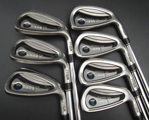 Set of 7x PRGR GN 502 Irons 4-PW Regular Steel Shafts PRGR Grips*