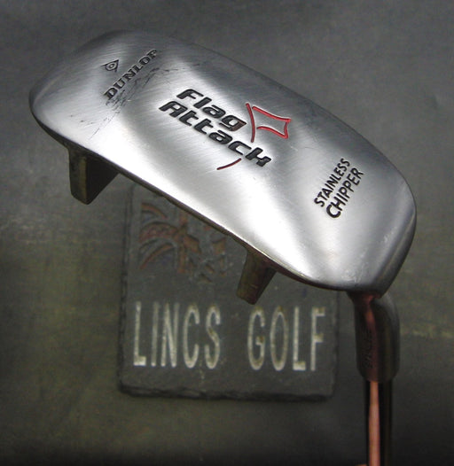 Dunlop Flag Attach Stainless Chipper 93.5cm Regular Steel Shaft +Grip