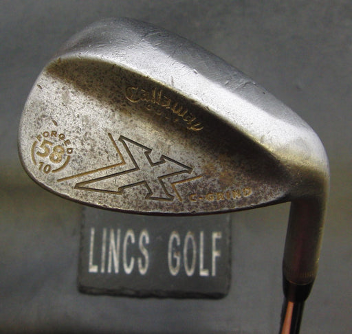RAW Callaway X C-Grind Forged 58° Sand Wedge Regular Steel Shaft Iomic Grip