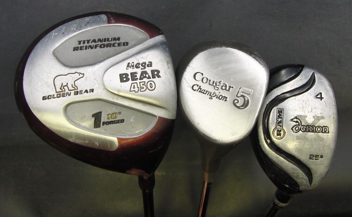 Set of Lynx Parallax 5-PW+ Golden Bear Driver+ 5 Wood+ 4 Hybrid+ P-501 Putter