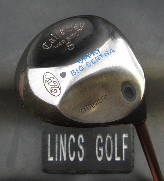 Ladies Callaway War Bird Great Big Bertha S2H2 5 Wood Ladies Graphite Shaft