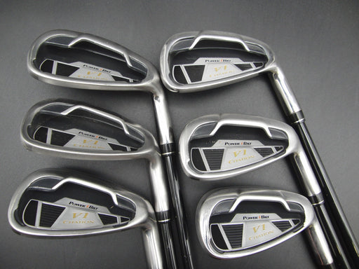 Set of 6x PowerBilt Citation V1 Irons 7-SW+AW Regular Graphite Shafts*