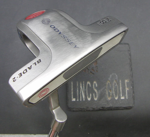 Odyssey White Steel 2-Ball Blade-2 Putter Steel Shaft 85cm Length Winn Grip
