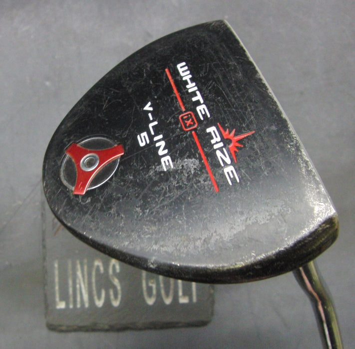 Odyssey White Rize iX V-Line 5 Putter Steel Shaft 86cm Length Chaucer Grip*