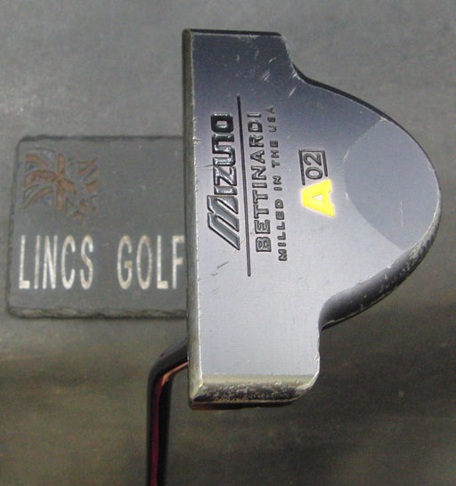 Left Handed Mizuno Bettinardi A02 Putter Steel Shaft 89cm Length Acer Grip