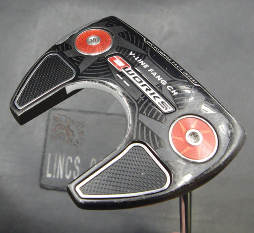 Odyssey O Works V-Line Fang CH Putter 86cm Length Steel Shaft PSYKO Grip*