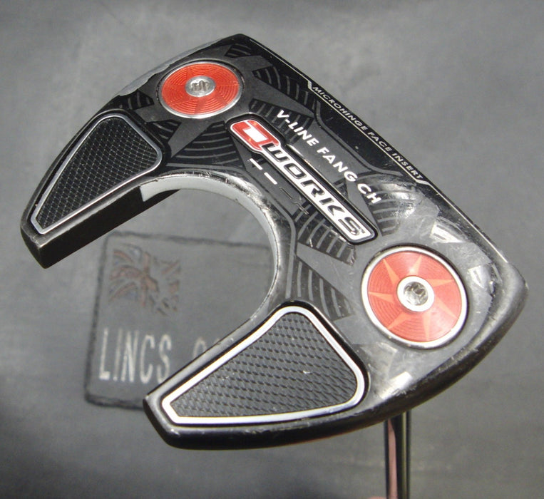 Odyssey O Works V-Line Fang CH Putter 86cm Length Steel Shaft PSYKO Grip*