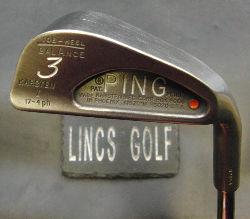Ping Karsten Toe-Heel Balance Orange Dot 3 Iron Regular Steel Shaft ProOnly Grip