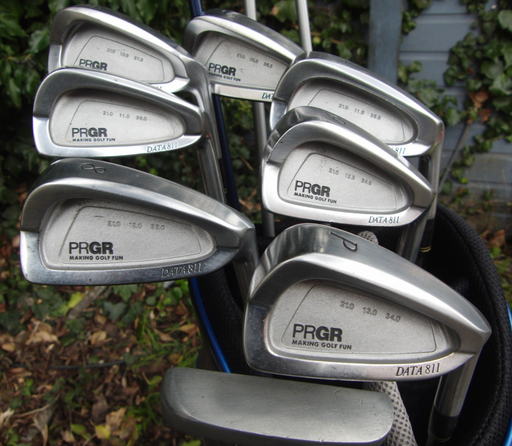 Set of PRGR Data 811 4-PW+ Callaway Driver + 3 Wood + 5 Wood + Putter*