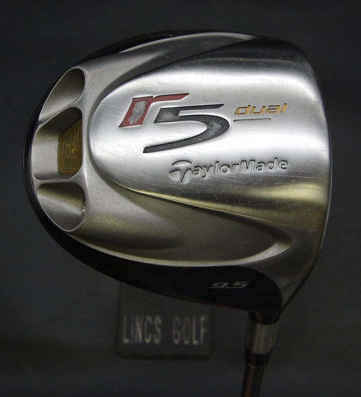 TaylorMade r5 Dual Type-D 9.5° Driver Stiff Graphite Shaft Golf Pride Grip