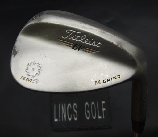 Titleist BV SM5 M Grind Sand Wedge Stiff Steel Shaft Titleist Grip