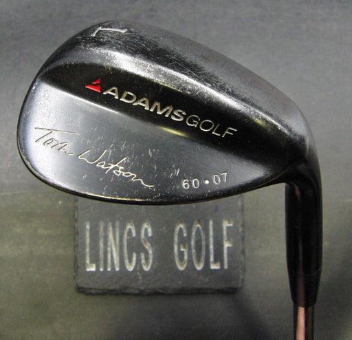 Adams Tom Watson 60.07 L Lob Wedge Wedge Flex Steel Shaft Golf Pride Grip