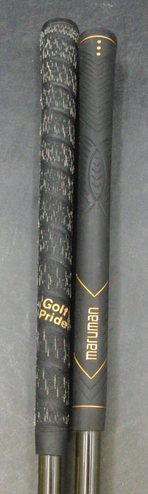 Vintage Set of 2 Maruman SQ 4 & 7 Woods Regular Graphite Shafts GP/Maruman Grips