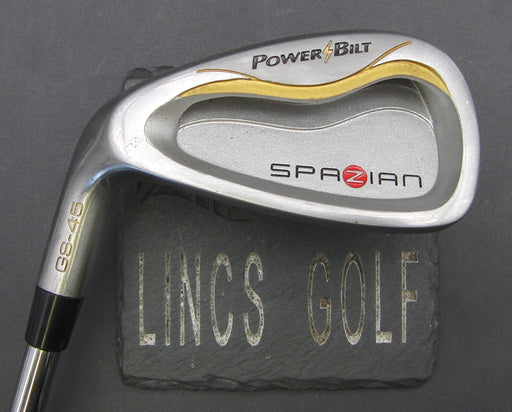 Left-Handed Power Bilt Spazian GS-45 7 Iron Stiff Steel Shaft Tour Edge Grip