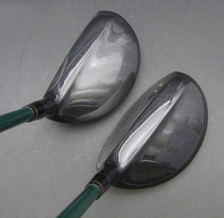 Set of 2 AMC Shallow Face FX 17° 5 + 23° 7 Hybrids Regular Graphite Shafts