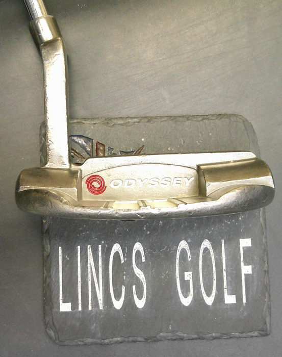 Odyssey White Ice 330 Mallet 360G Putter Steel Shaft 87.5cm Length Psyko Grip