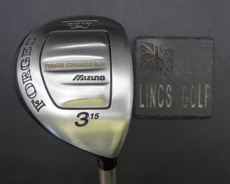 Mizuno T-Zoid Forged 15° 3 Wood Stiff Graphite Shaft Mizuno Grip