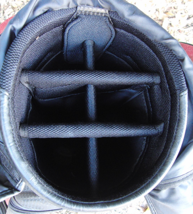 6 Division BridgeStone Carry Trolley Golf Clubs Bag**