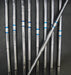 Set of 9x George Nicoll Concorde Irons 3-11 Regular Steel Shafts GolfPride Grips