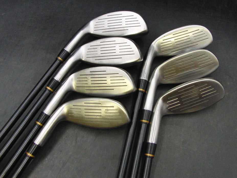 Set of 7 x Spalding High Ball Irons 5-PW+GW Regular Graphite Shafts